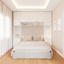 Ver imagem 1 de Guarda-Roupa Modulado 7 Portas 4 Peças Hera CabeCasa MadeiraOriginals Branco/Algodão/Cinza