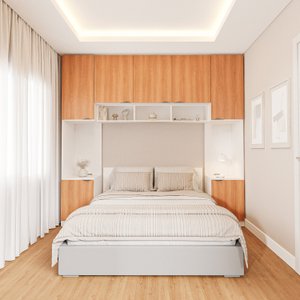 Guarda-roupa Modulado 7 Portas 4 Peças Hera CabeCasa MadeiraMadeira