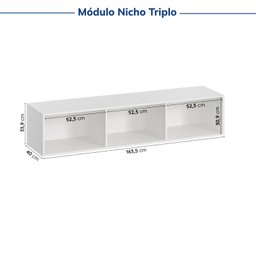 Guarda-roupa Modulado 7 Portas 4 Peças Hera CabeCasa MadeiraMadeira - 12