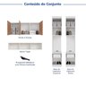 Guarda-Roupa Modulado 7 Portas 4 Peças Hera CabeCasa MadeiraOriginals - 4