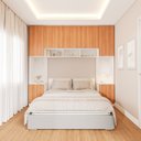 Ver imagem 1 de Guarda-Roupa Modulado 7 Portas 4 Peças Hera CabeCasa MadeiraOriginals Branco/Algodão/Louro/Cinza
