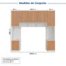 Guarda-Roupa Modulado 7 Portas 4 Peças Hera CabeCasa MadeiraOriginals - 3
