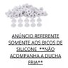 5 Bico/crivo de Silicone Reserva P/ Ducha Slim Quadrada Inox - 4