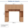 Guarda-Roupa Modulado 7 Portas 4 Peças Hera CabeCasa MadeiraOriginals - 3