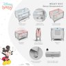 Berço Desmontável 0-15 Kg Mickey Milky Way Multikids Baby - Bb442 Bb442 Multikidsbaby - 5