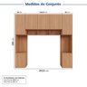 Guarda-Roupa Modulado 7 Portas 4 Peças Hera CabeCasa MadeiraOriginals - 3