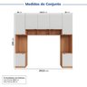 Guarda-Roupa Modulado 7 Portas 4 Peças Hera CabeCasa MadeiraOriginals - 3