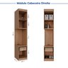 Guarda-Roupa Modulado 7 Portas 4 Peças Hera CabeCasa MadeiraOriginals - 10