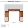 Guarda-roupa Modulado 7 Portas 4 Peças Hera Cabecasa Madeiramadeira - 3