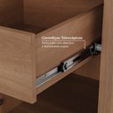 Ver mais imagens de Guarda-Roupa Modulado 7 Portas 4 Peças Hera CabeCasa MadeiraOriginals Marrom/Louro/Algodão/Cinza