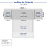 Guarda-roupa Modulado 7 Portas 4 Peças Hera Cabecasa Madeiramadeira - 2