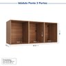 Guarda-Roupa Modulado 7 Portas 4 Peças Hera CabeCasa MadeiraOriginals - 11