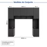 Guarda-Roupa Modulado 7 Portas 4 Peças Hera CabeCasa MadeiraOriginals - 3
