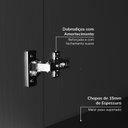 Ver imagem 7 de Guarda-Roupa Planejado 7 Portas 4 Peças Hera CabeCasa MadeiraOriginals Preto/Cinza