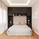 Ver imagem 1 de Guarda-Roupa Planejado 7 Portas 4 Peças Hera CabeCasa MadeiraOriginals Preto/Cinza