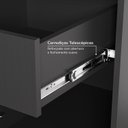 Ver mais imagens de Guarda-Roupa Planejado 7 Portas 4 Peças Hera CabeCasa MadeiraOriginals Preto/Cinza