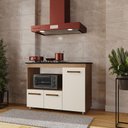 Ver imagem 6 de Balcao para Cooktop 5 Bocas 114cm 9475 Savana Off White Mobbs