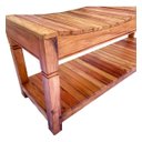 Ver imagem 4 de Banco Recamier Sapateira - 2 Lugares Madeira Maciça