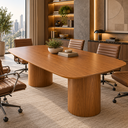 Ver imagem 1 de Mesa Office Premium - 270x135cm Freijó Duo Cone