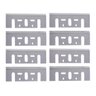 8 X Lâminas Faca 82mm Corte Plaina Elétrica Pb-92 1900b Hss - 1