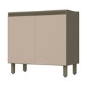 Ver imagem 1 de Balcão Cozinha 2 Portas Henn 80Cm Duna cristal