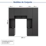 Guarda-Roupa Modulado 7 Portas 5 Peças Hera CabeCasa MadeiraOriginals - 3