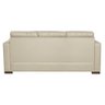 Sofa 3 Lugares Montenegro Sintético Bege com Linha Marrom - 8