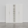Guarda-roupa Modulado 4 Portas 3 Peças Hera CabeCasa MadeiraOriginals - 5