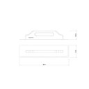 Ver imagem 2 de Desempenadeira Metálica de Base Lisa Tramontina para Drywall com Dentes com Cabo de Madeira
