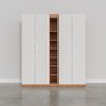 Guarda-roupa Modulado 4 Portas 3 Peças Hera CabeCasa MadeiraOriginals - 5
