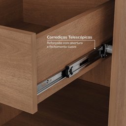 Guarda-roupa Modulado 4 Portas 3 Peças Hera CabeCasa MadeiraMadeira - 9