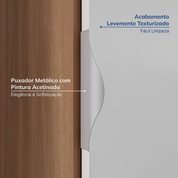 Guarda-roupa Modulado 4 Portas 3 Peças Hera CabeCasa MadeiraMadeira - 6