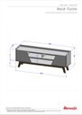 Ver imagem 3 de Rack Turim para Tvs até 65" Mdf 2 Portas Preto Fosco Naturalle Bechara