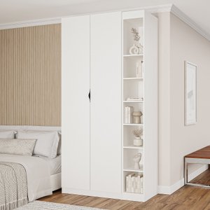 Guarda-roupa Modulado 2 Portas 3 Peças Hera CabeCasa MadeiraMadeira
