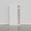 Ver imagem 5 de Guarda-Roupa Planejado 2 Portas 3 Peças Hera CabeCasa MadeiraOriginals Branco/Algodão/Cinza