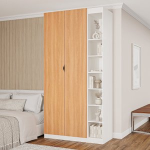 Guarda-roupa Modulado 2 Portas 3 Peças Hera CabeCasa MadeiraMadeira