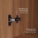 Ver imagem 7 de Guarda-Roupa Planejado 2 Portas 3 Peças Hera CabeCasa MadeiraOriginals Marrom/Louro/Cinza