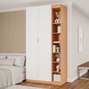 Ver imagem 1 de Guarda-roupa Modulado 2 Portas 3 Peças Hera CabeCasa MadeiraOriginals