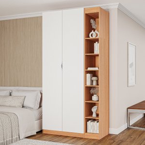Guarda-roupa Modulado 2 Portas 3 Peças Hera Cabecasa Madeiramadeira