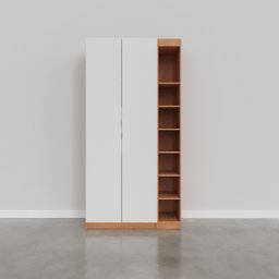 Guarda-roupa Modulado 2 Portas 3 Peças Hera CabeCasa MadeiraMadeira - 5