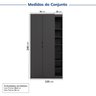 Guarda-roupa Modulado 2 Portas 3 Peças Hera CabeCasa MadeiraOriginals - 3