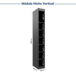 Guarda-roupa Modulado 2 Portas 3 Peças Hera CabeCasa MadeiraMadeira - 13
