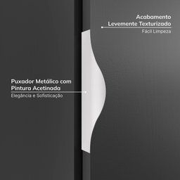 Guarda-roupa Modulado 2 Portas 3 Peças Hera CabeCasa MadeiraMadeira - 6