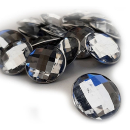 Botão Cristal Strass 20mm Capitonê para Estofado Pct 300 Un - 4