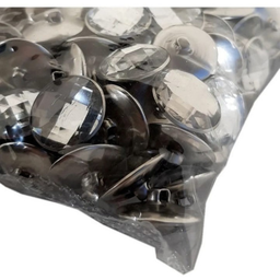 Botão Cristal Strass 20mm Capitonê para Estofado Pct 300 Un - 7
