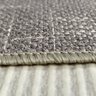 Tapete Redondo Sisal Sintético Cinza Ø135cm Antiderrapante - 3