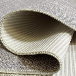 Tapete Redondo Sisal Sintético Cinza Ø135cm Antiderrapante - 2