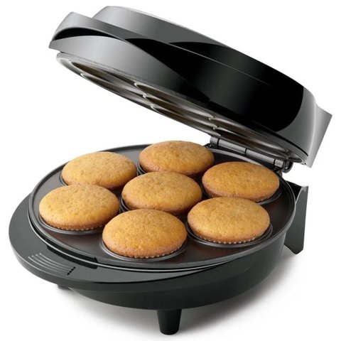 Máquina de Cupcake Mondial Pratic 1000w Preto/inox 220v - Ck-01