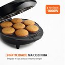 Ver imagem 2 de Máquina de Cupcake Mondial Pratic 1000w Preto/inox 220v - Ck-01