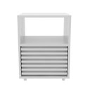 Ver imagem 4 de Mesa de Cabeceira Ripada com 1 Gaveta e 1 Nicho Cm8042